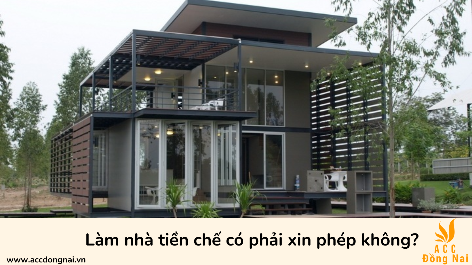 Làm nhà tiền chế có phải xin phép không?