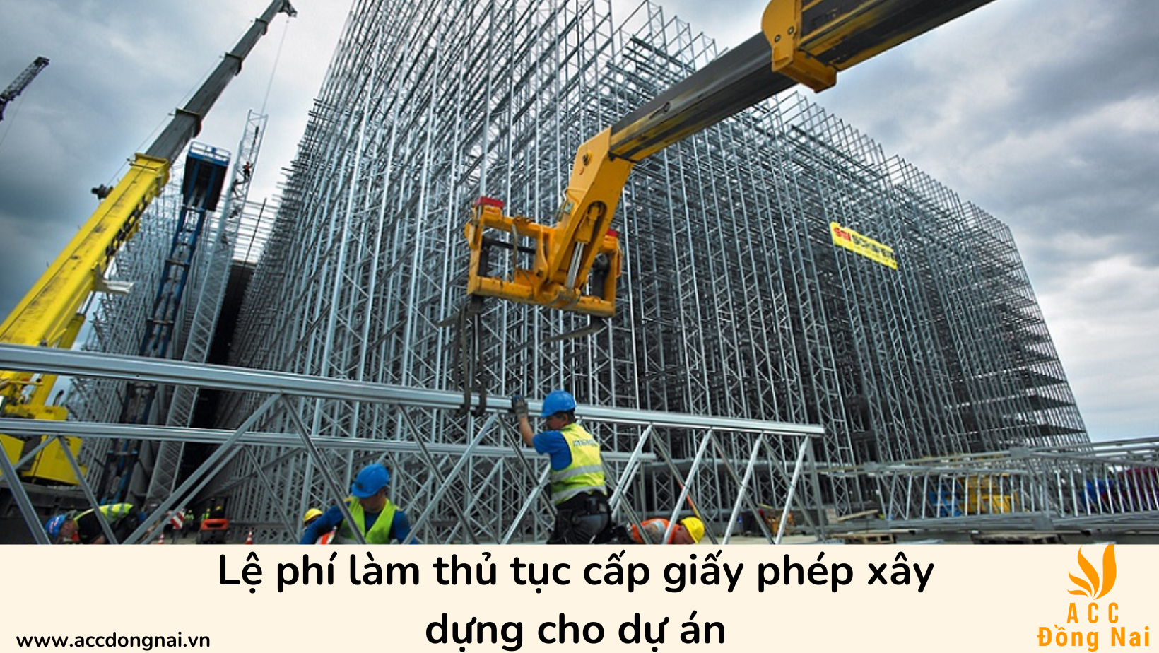 Lệ phí làm thủ tục cấp giấy phép xây dựng cho dự án