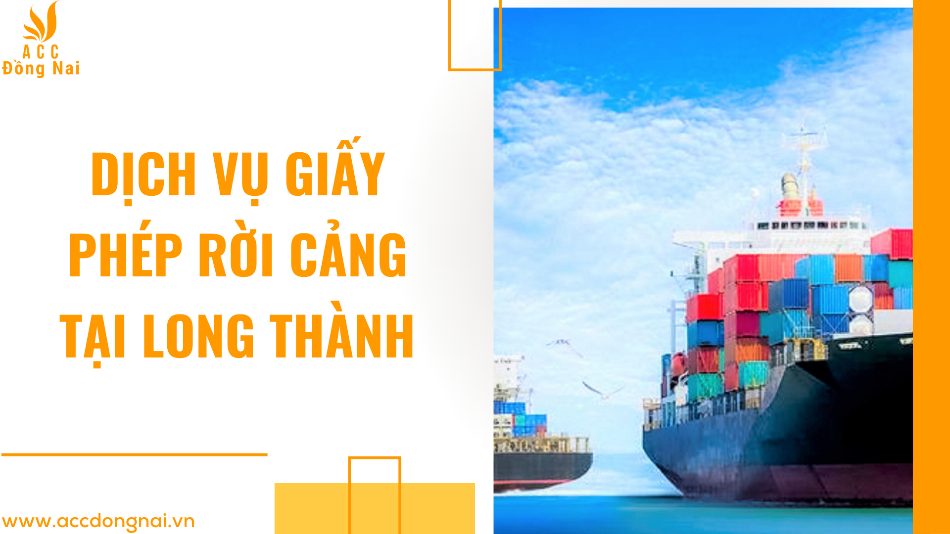 Dịch vụ giấy phép rời cảng tại Long Thành