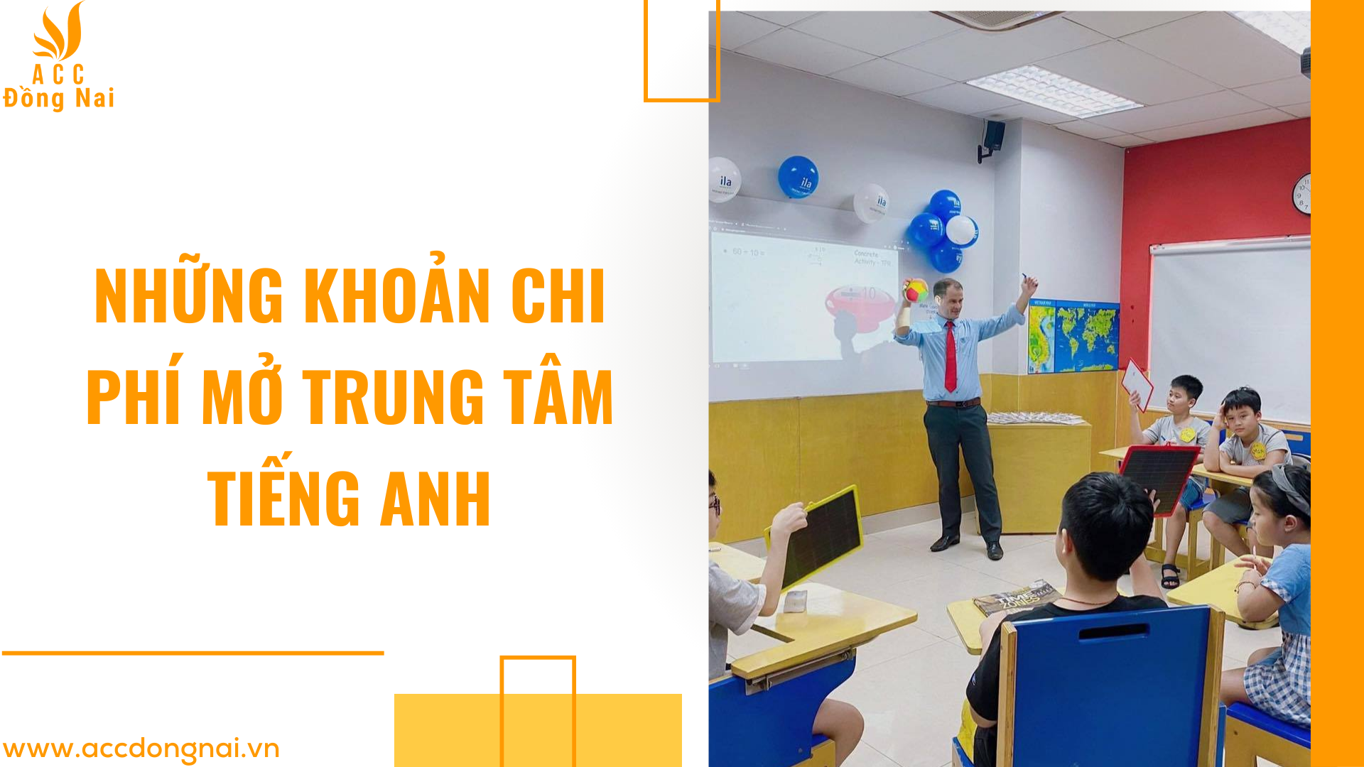 Những khoản chi phí mở trung tâm tiếng anh