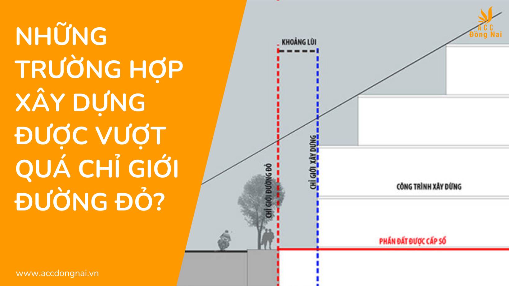 Những trường hợp xây dựng được vượt quá chỉ giới đường đỏ?