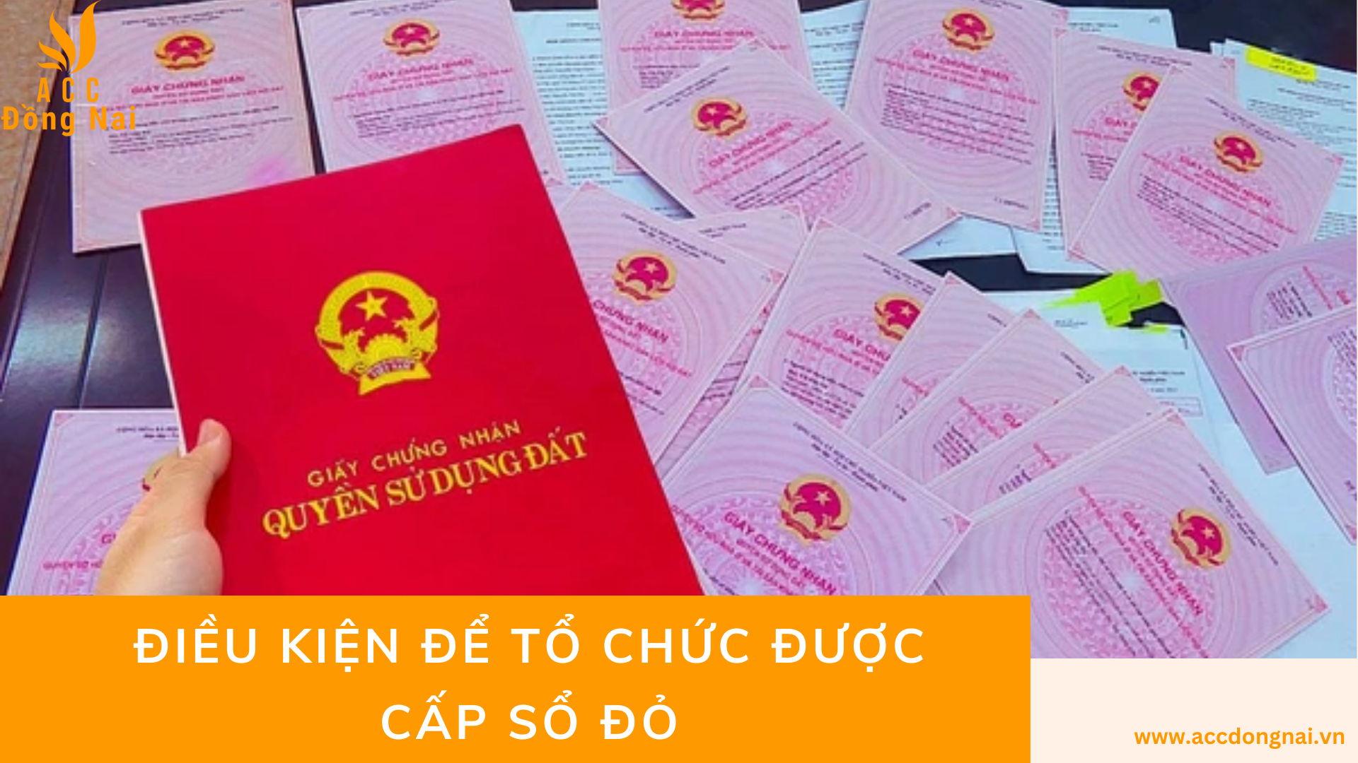 Điều kiện để tổ chức được cấp sổ đỏ