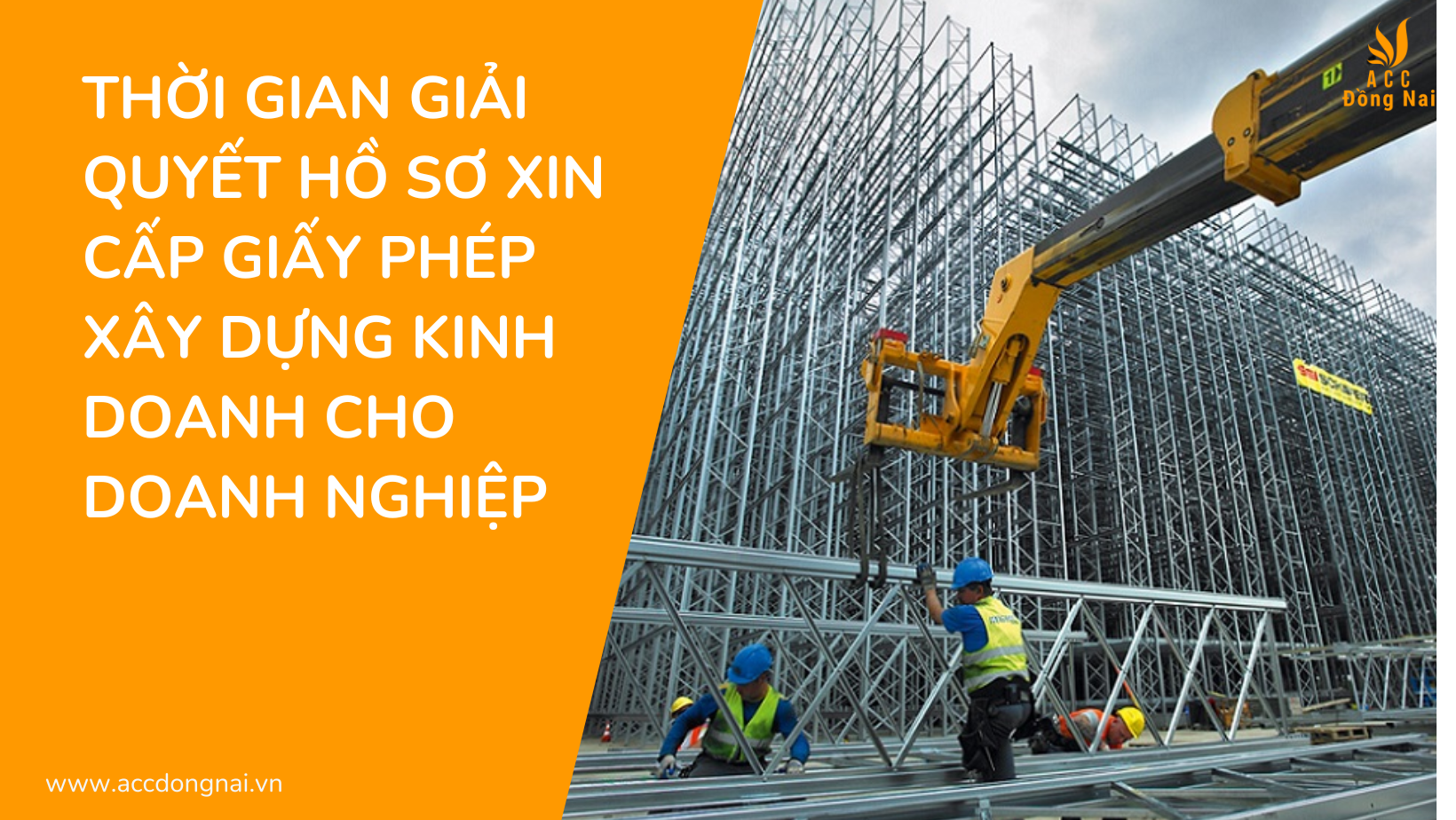 Thời gian giải quyết hồ sơ xin cấp giấy phép xây dựng kinh doanh cho doanh nghiệp