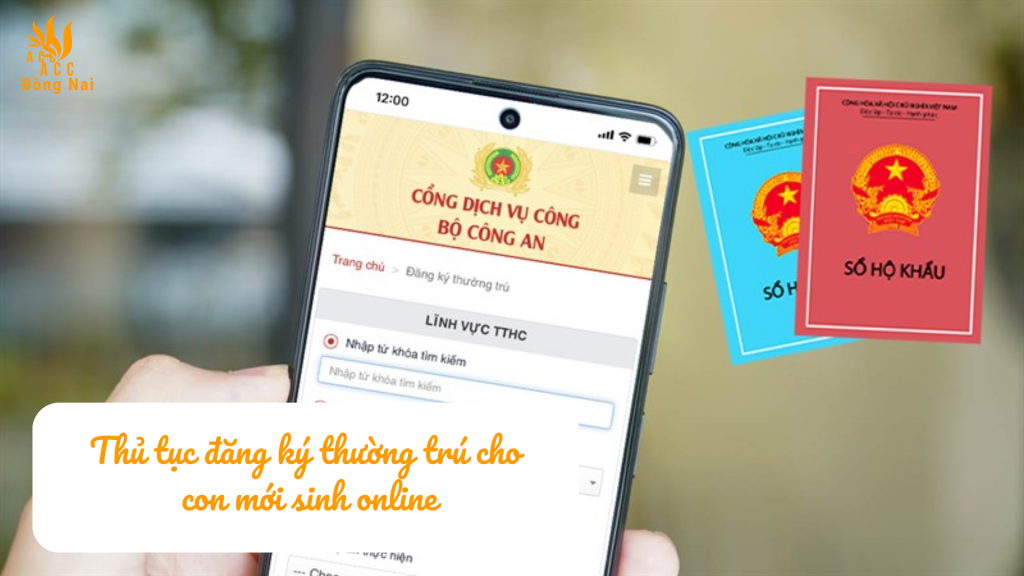 Thủ tục đăng ký thường trú cho con mới sinh online