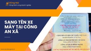 Sang tên xe máy tại công an xã