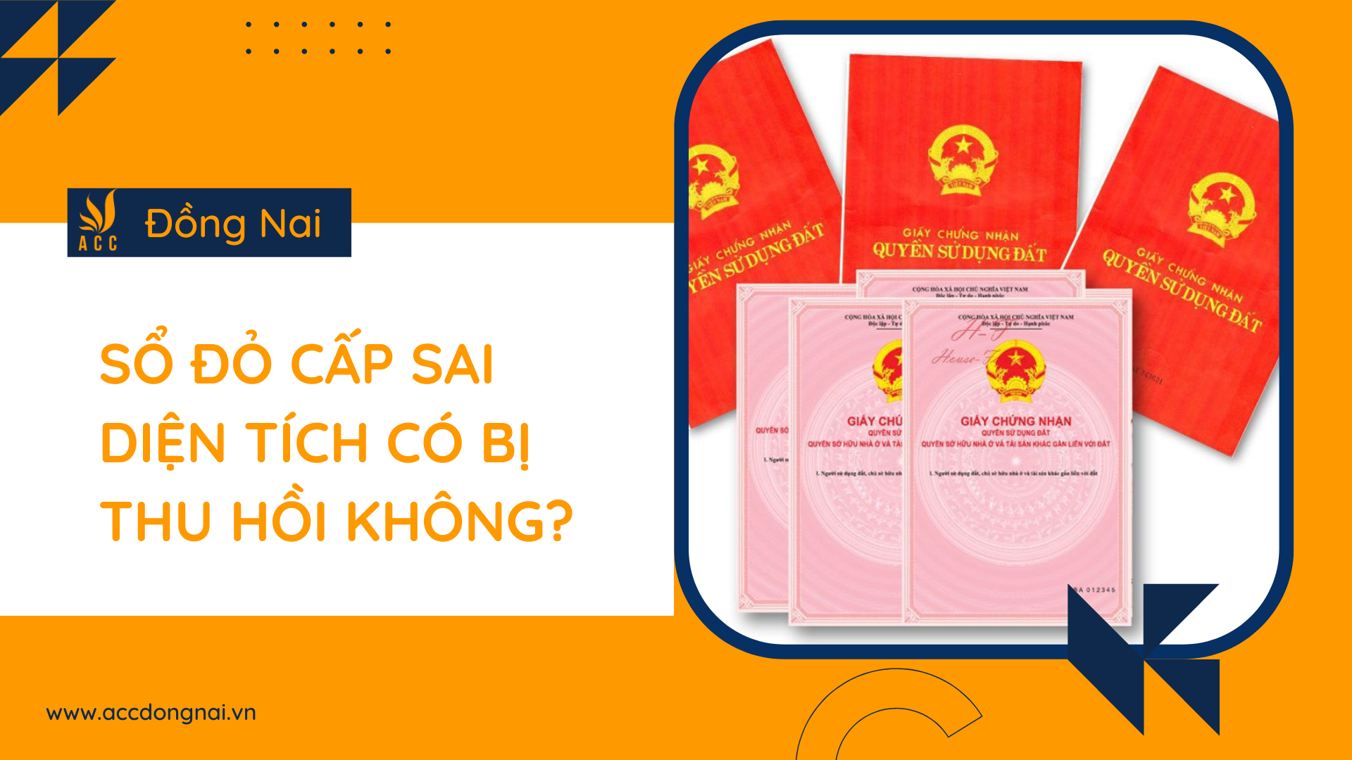 Sổ đỏ cấp sai diện tích có bị thu hồi không?