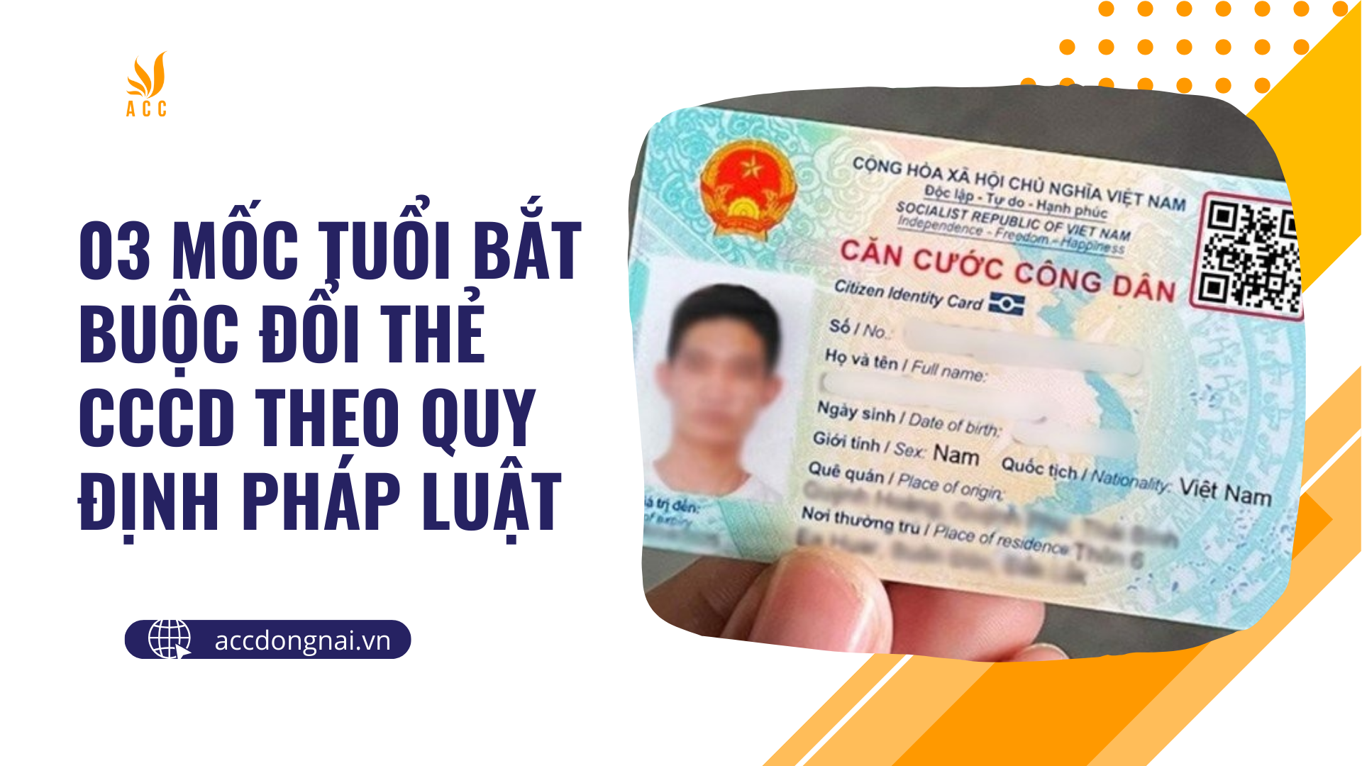 03 mốc tuổi bắt buộc đổi thẻ CCCD theo quy định pháp luật