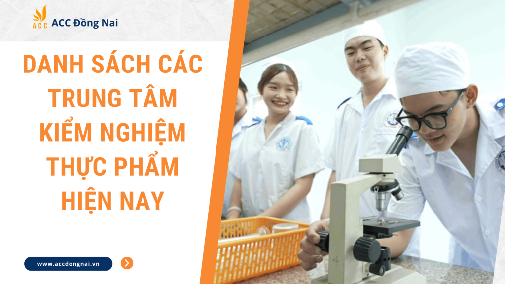 Danh sách các trung tâm kiểm nghiệm thực phẩm hiện nay