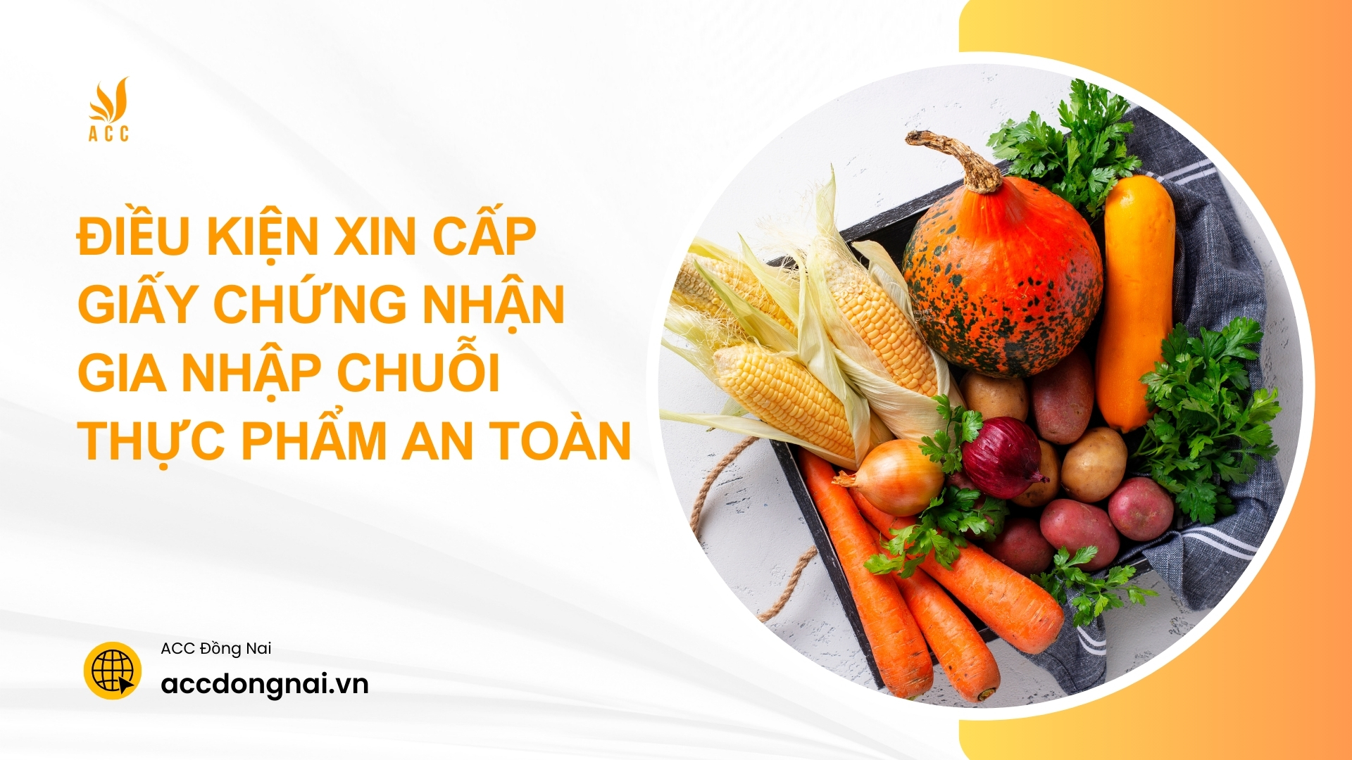 Điều kiện xin cấp Giấy chứng nhận gia nhập Chuỗi Thực phẩm An toàn