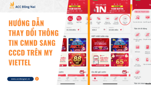 Hướng dẫn thay đổi thông tin CMND sang CCCD trên My Viettel