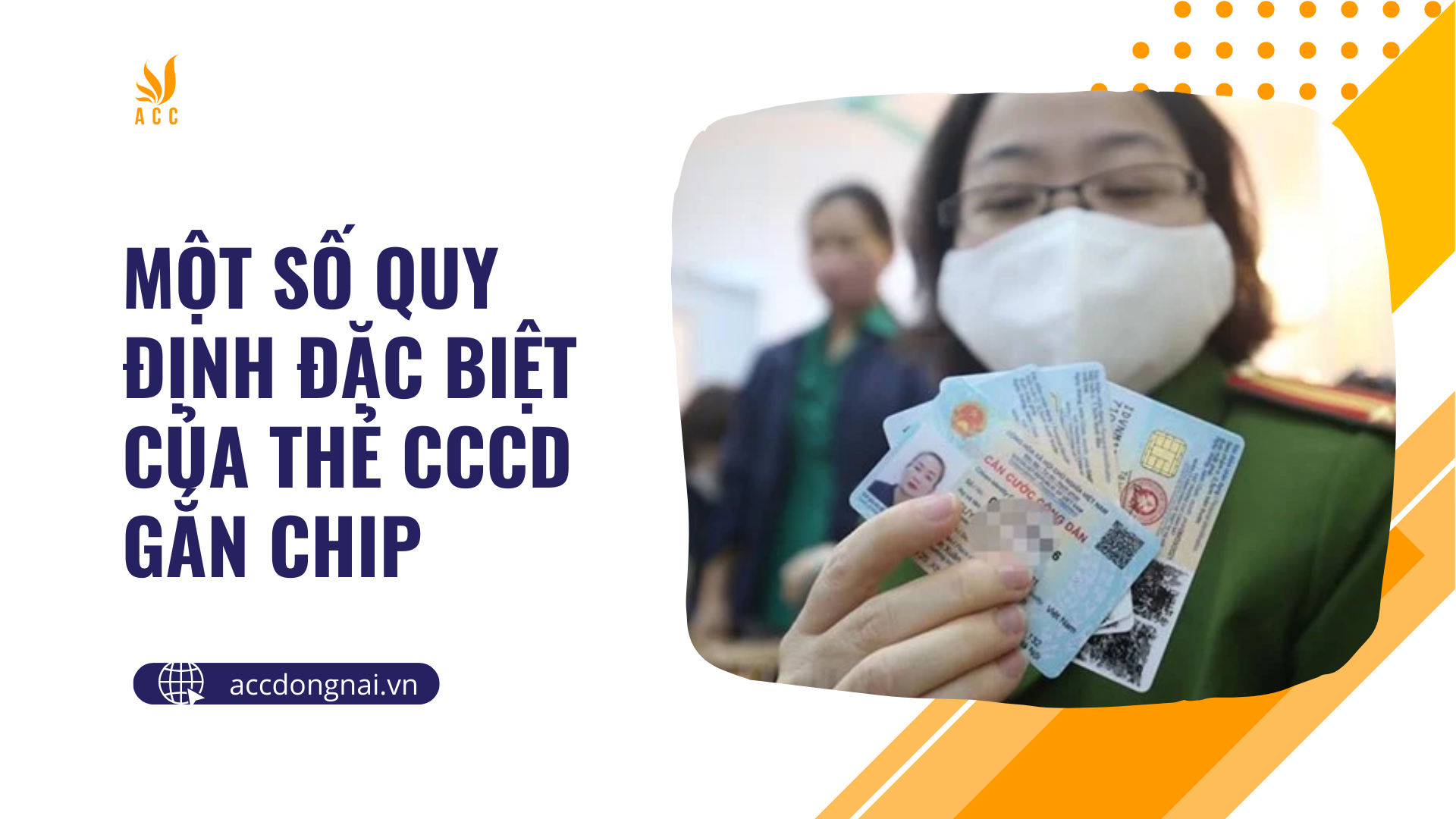 Một số quy định đặc biệt của thẻ CCCD gắn chip