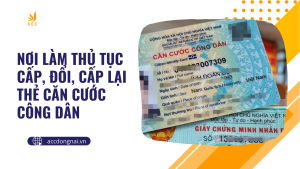 Nơi làm thủ tục cấp, đổi, cấp lại thẻ Căn cước công dân