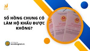 sổ hồng chung có làm hộ khẩu được không?