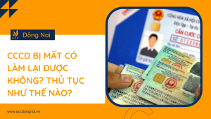 CCCD bị mất có làm lại được không? Thủ tục như thế nào?