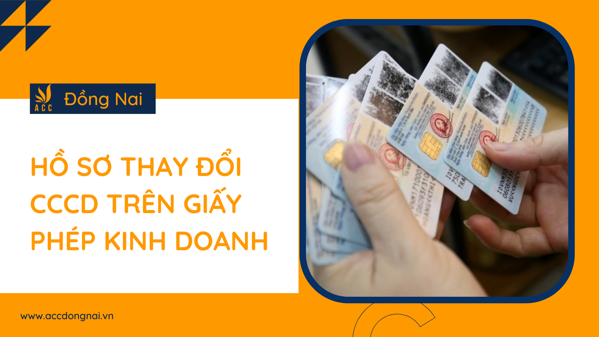 Hồ sơ thay đổi CCCD trên giấy phép kinh doanh