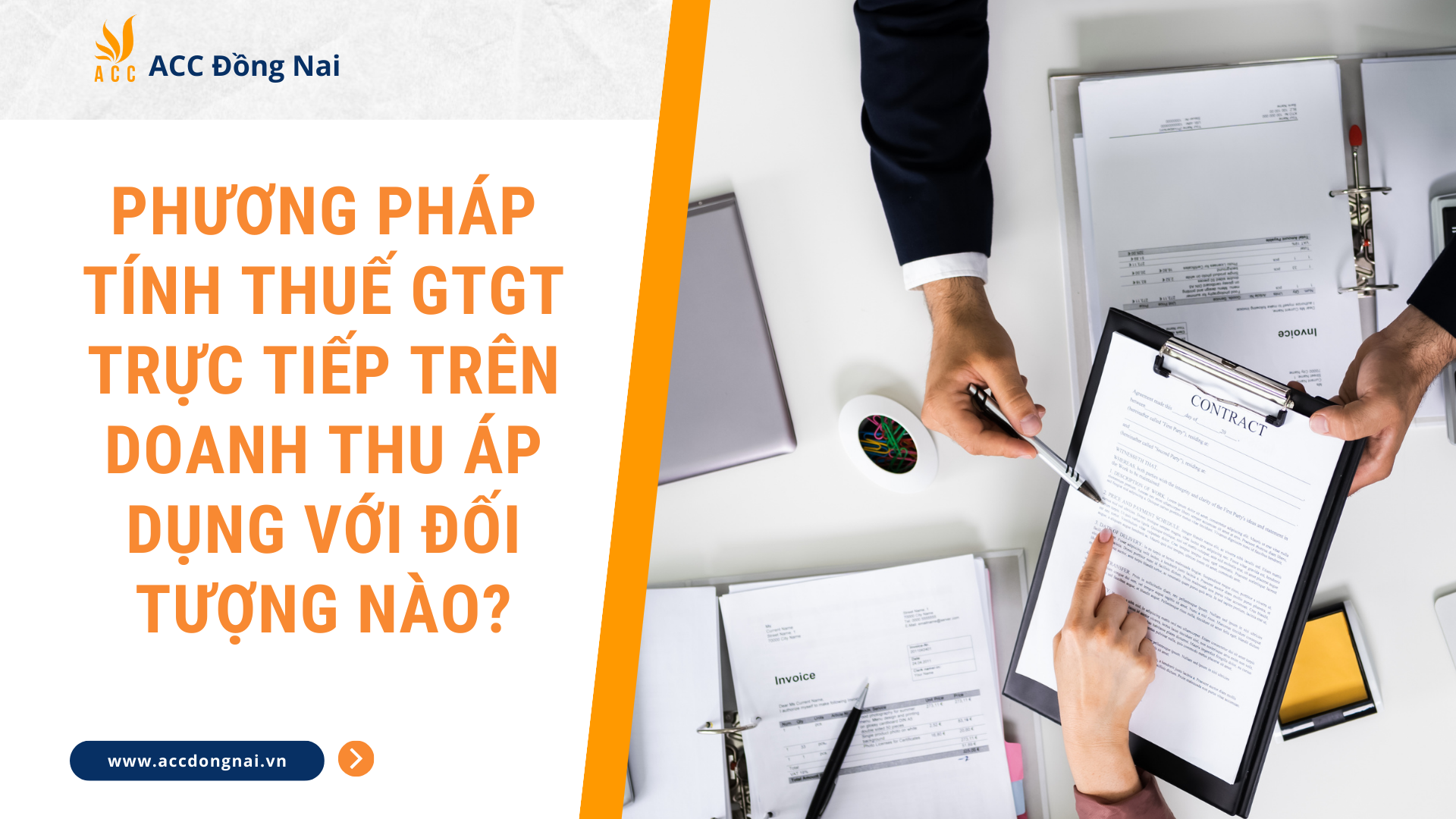 Phương pháp tính thuế GTGT trực tiếp trên doanh thu áp dụng với đối tượng nào?