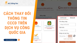 Cách thay đổi thông tin CCCD trên dịch vụ công quốc gia