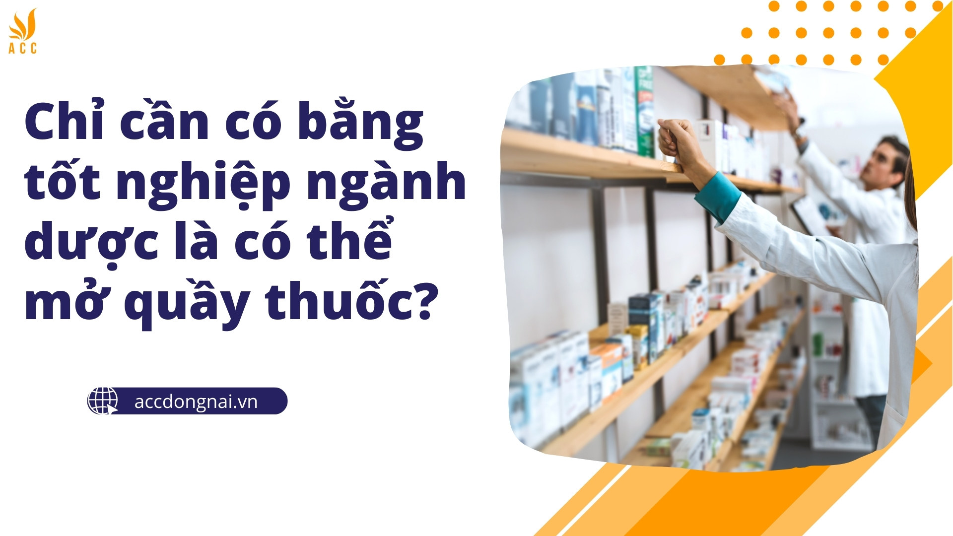 Chỉ cần có bằng tốt nghiệp ngành dược là có thể mở quầy thuốc?