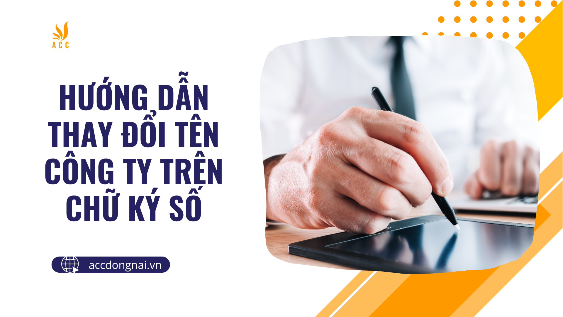 Hướng dẫn thay đổi tên công ty trên chữ ký số