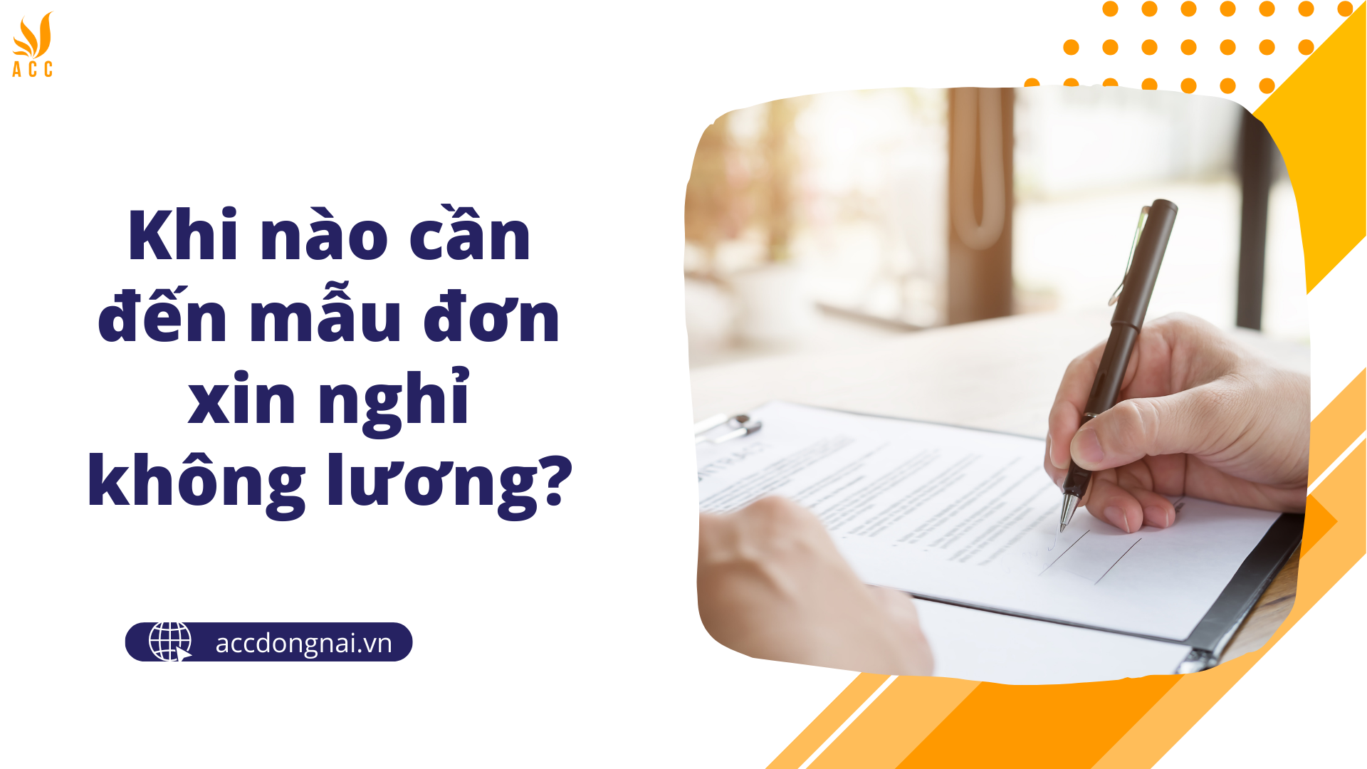 Khi nào cần đến mẫu đơn xin nghỉ không lương?