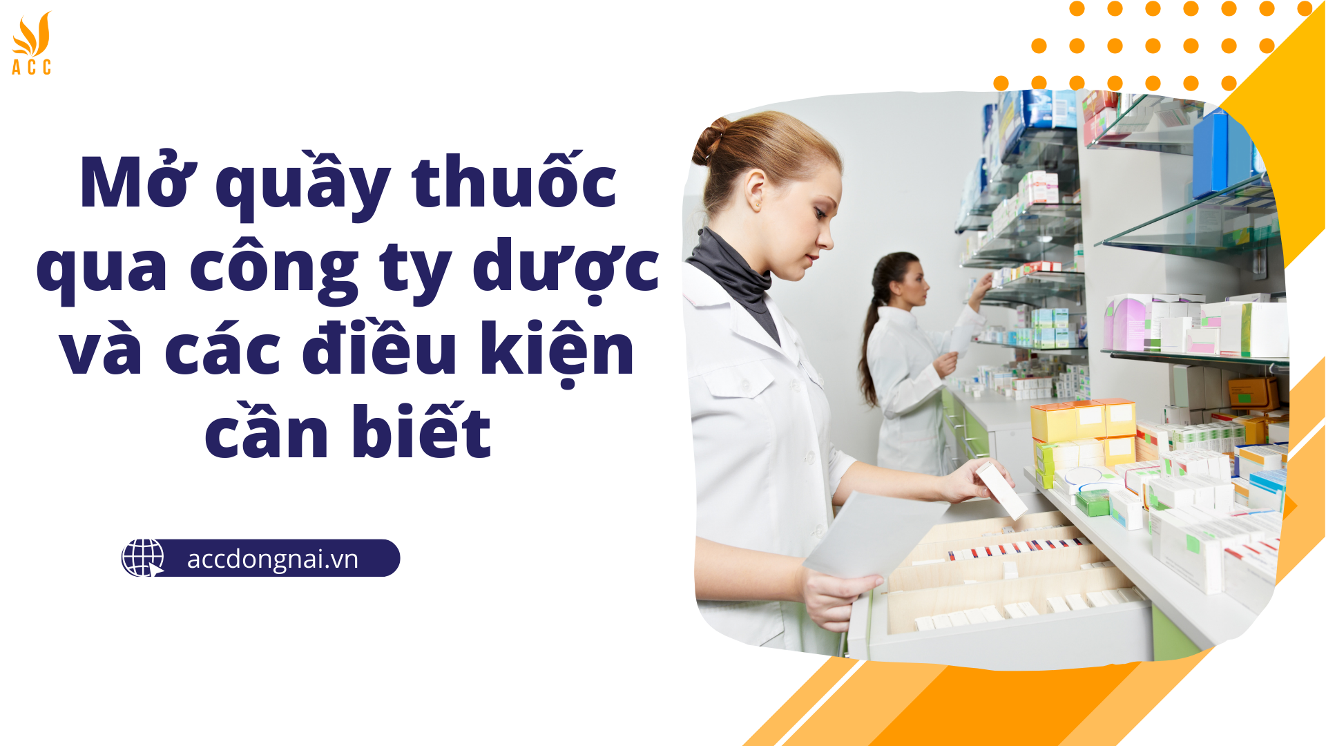 Điều kiện mở quầy thuốc qua công ty dược