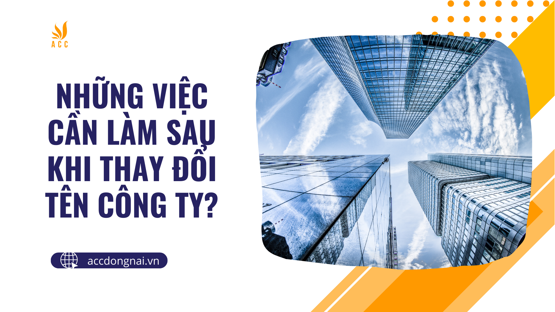 Những việc cần làm sau khi thay đổi tên công ty?