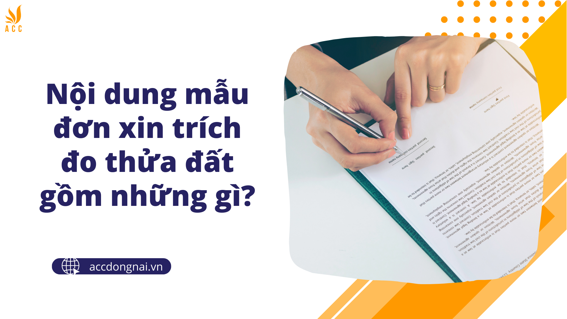 Nội dung mẫu đơn xin trích đo thửa đất gồm những gì?