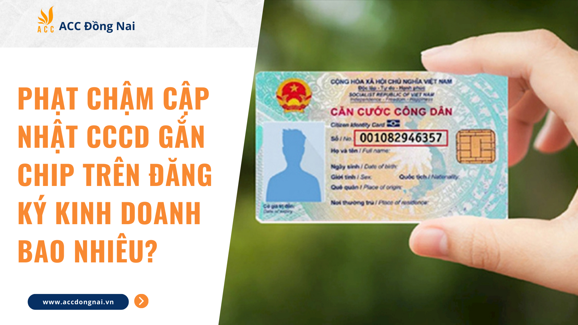 Phạt chậm cập nhật CCCD gắn chip trên đăng ký kinh doanh bao nhiêu?