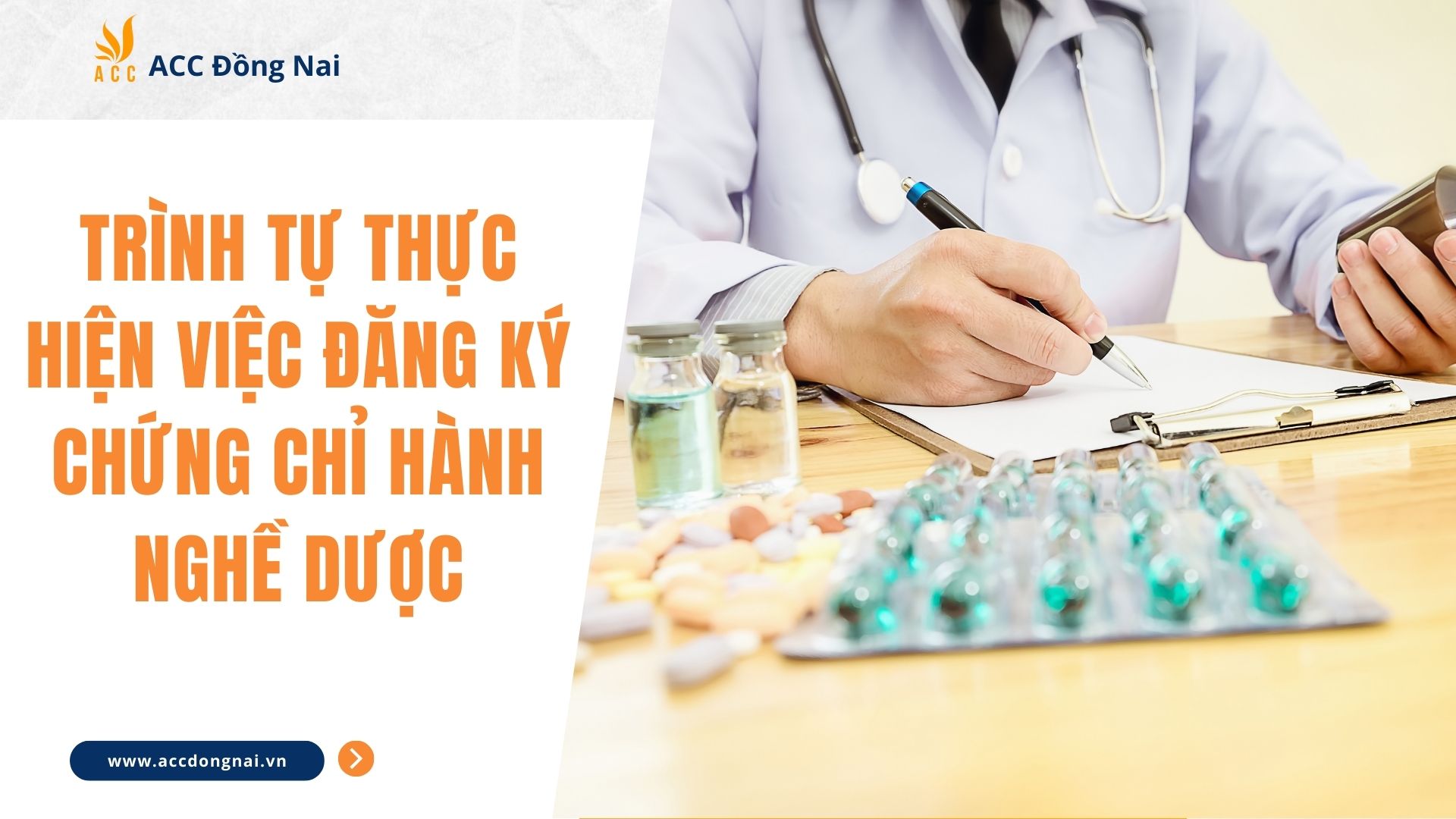 Trình tự thực hiện việc đăng ký chứng chỉ hành nghề dược