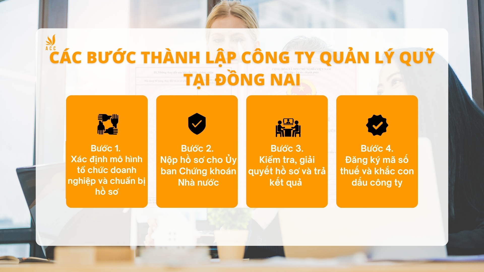 Các bước thành lập công ty quản lý quỹ tại Đồng Nai