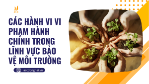 Các hành vi vi phạm hành chính trong lĩnh vực bảo vệ môi trường