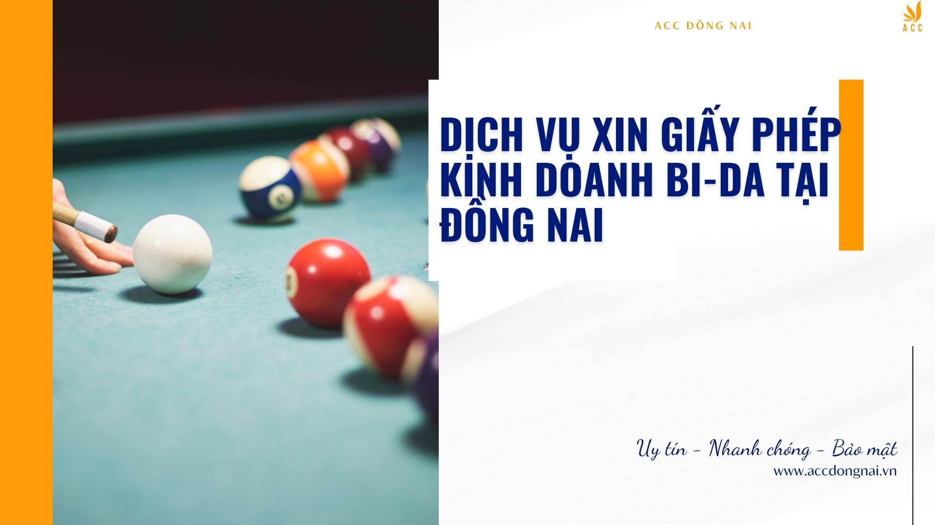 Dịch vụ xin giấy phép kinh doanh bi-da tại Đồng Nai