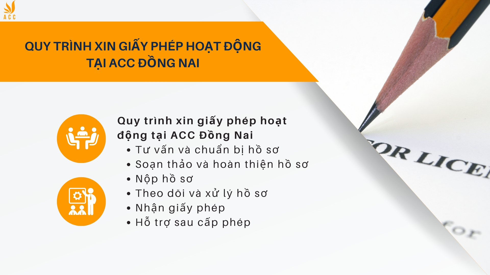 Quy trình xin giấy phép hoạt động tại ACC Đồng Nai