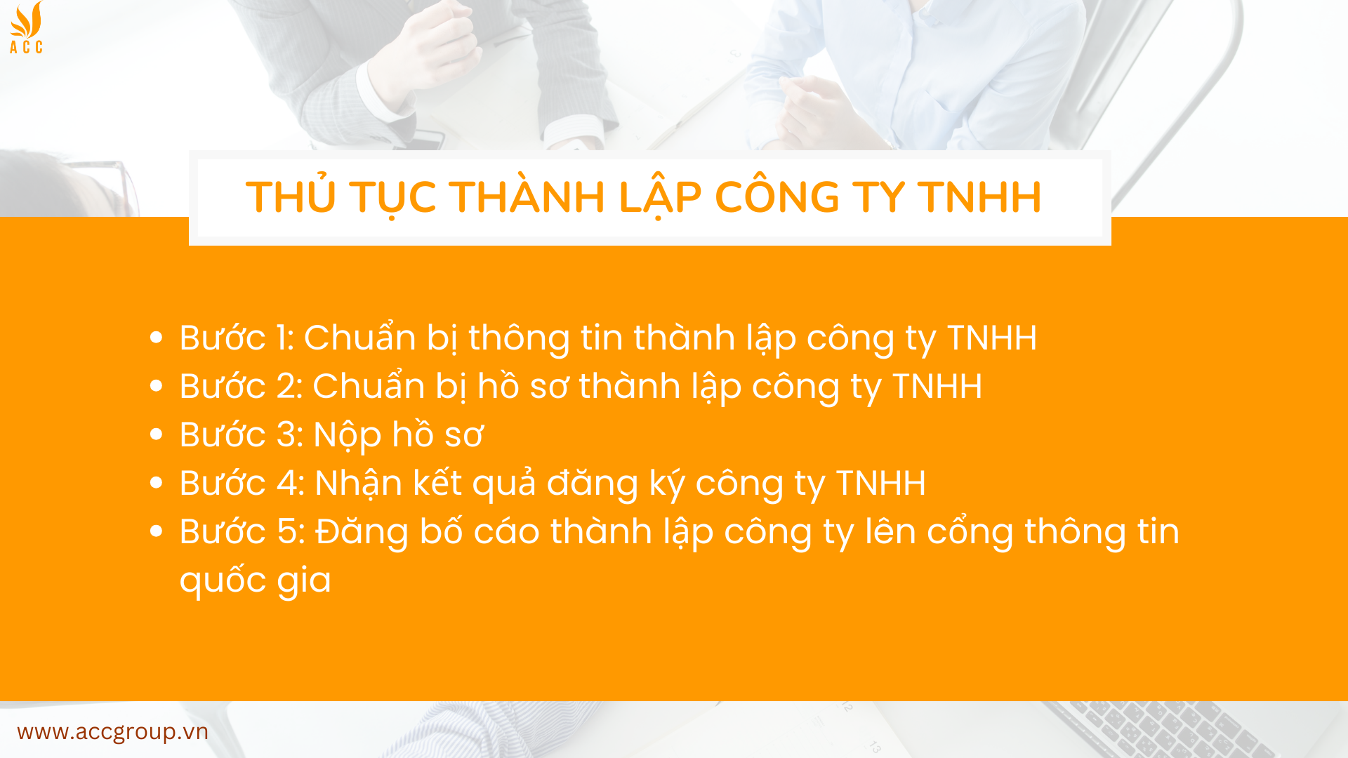 Thủ tục thành lập công ty TNHH 