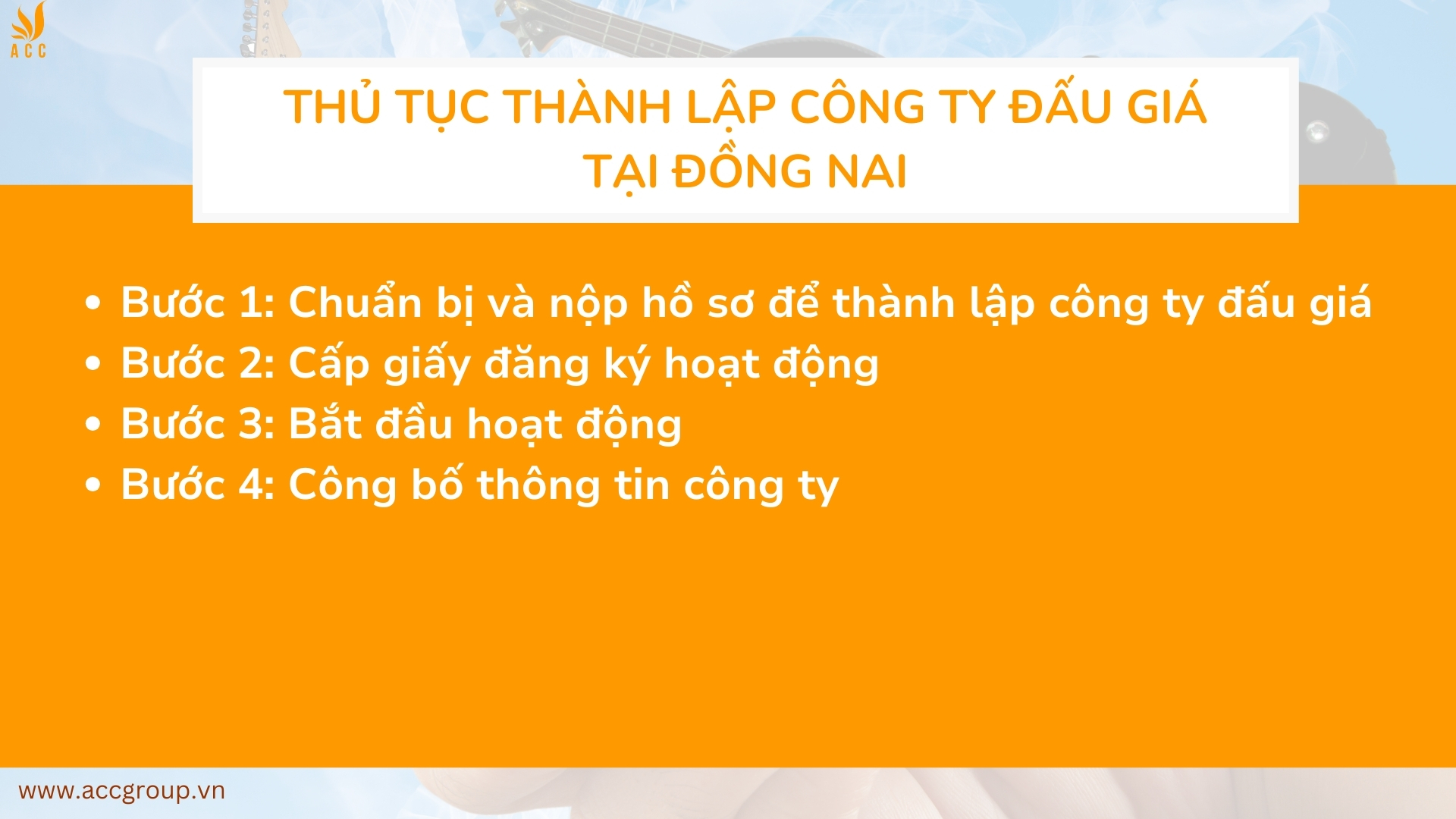 Thủ tục thành lập công ty đấu giá tại Đồng Nai