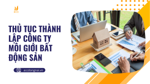 VIẾT 5 CÂU HỎI VÀ TRẢ LỜI: Thủ tục thành lập công ty môi giới bất động sản