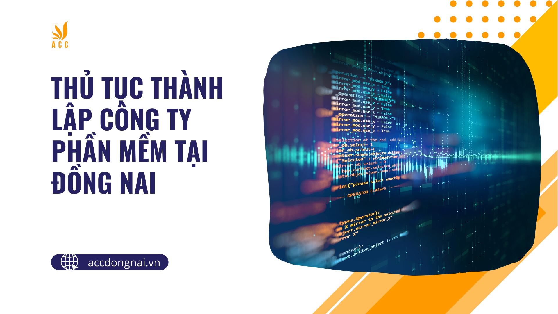 Thủ tục thành lập công ty phần mềm tại Đồng Nai