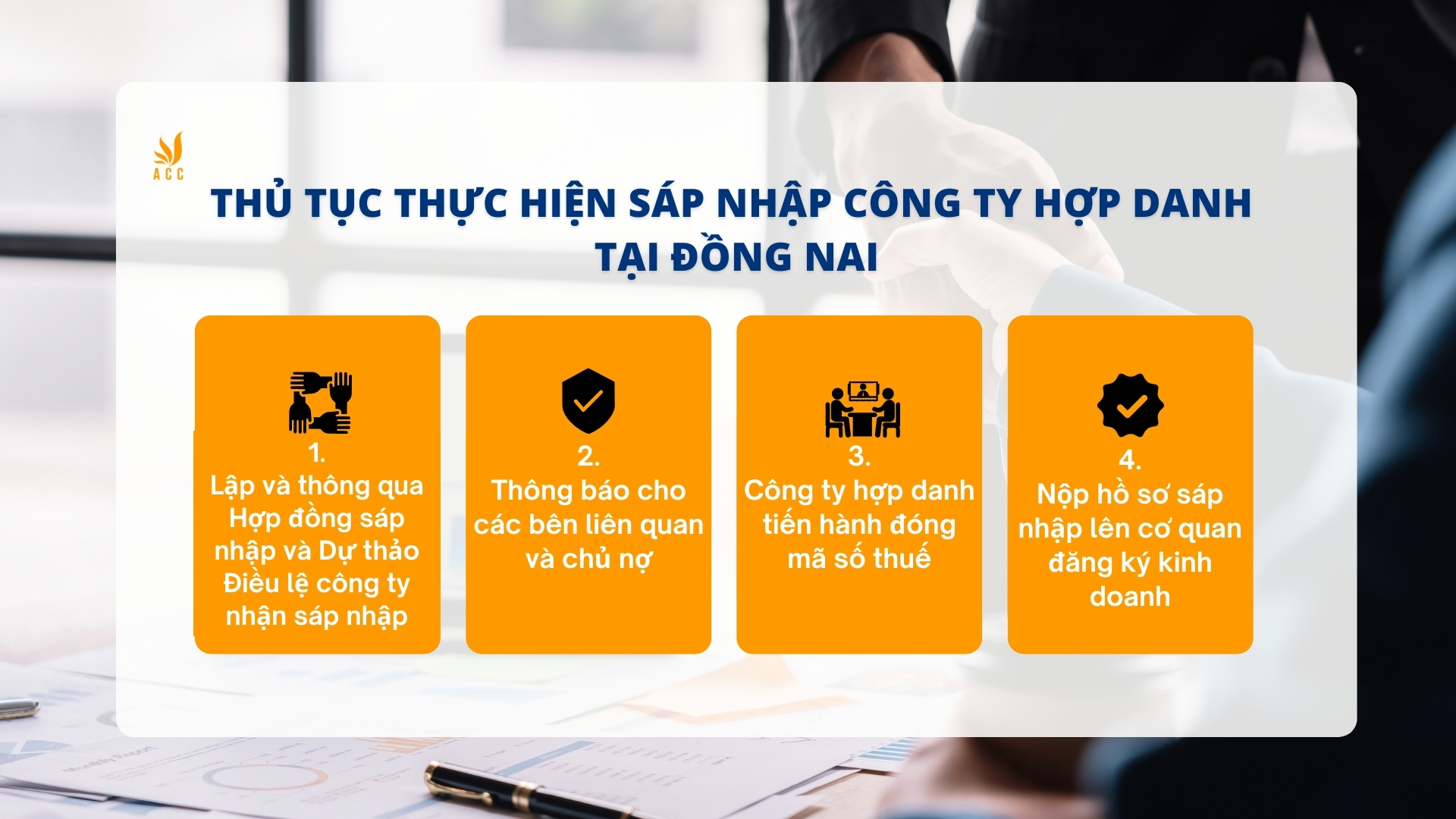 Thủ tục thực hiện sáp nhập Công ty hợp danh tại Đồng Nai