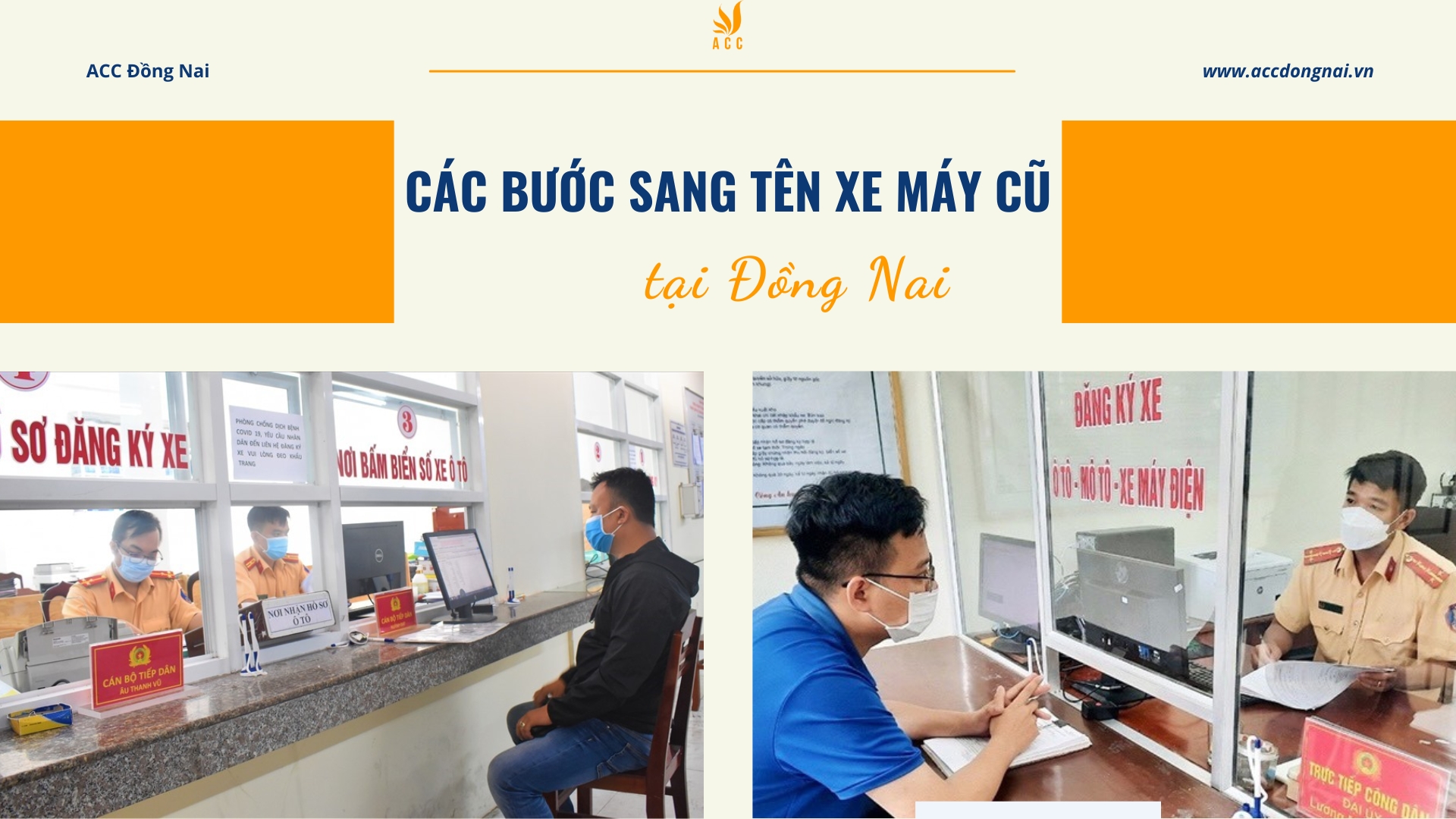 Các bước sang tên xe máy cũ tại Đồng Nai