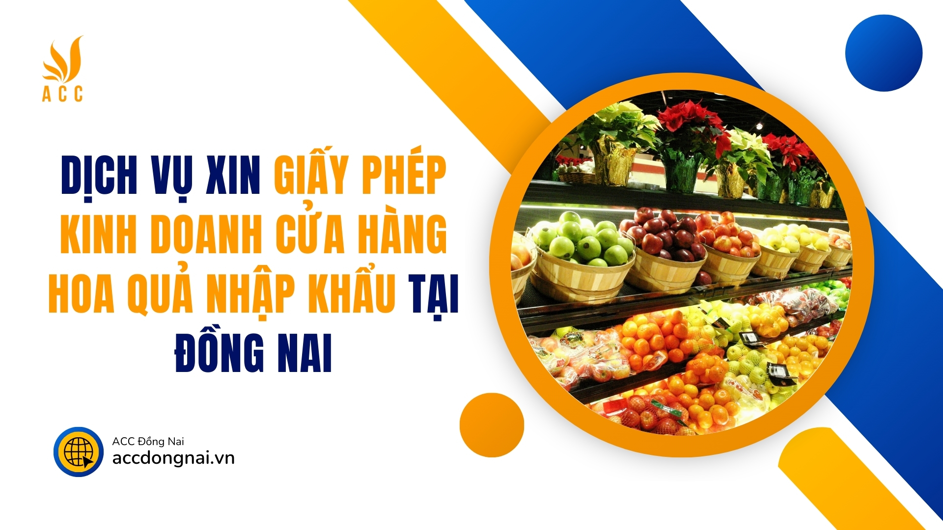 Dịch vụ xin giấy phép kinh doanh cửa hàng hoa quả nhập khẩu tại Đồng Nai