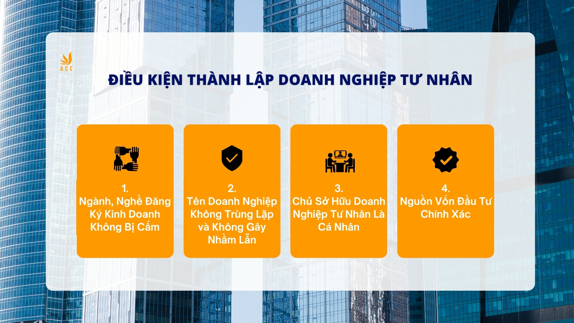 Điều kiện thành lập doanh nghiệp tư nhân