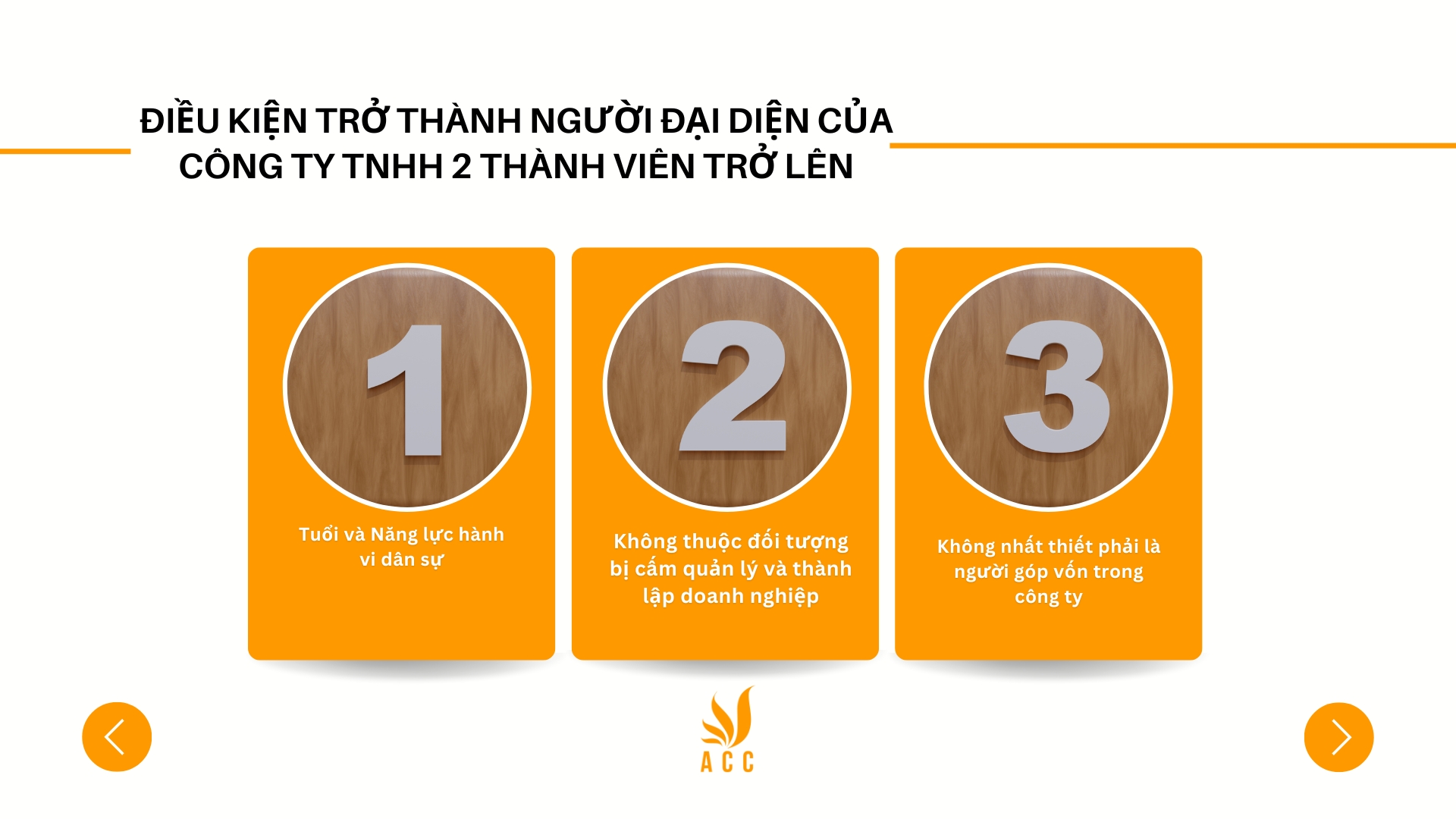 Điều kiện trở thành người đại diện của công ty TNHH 2 thành viên trở lên