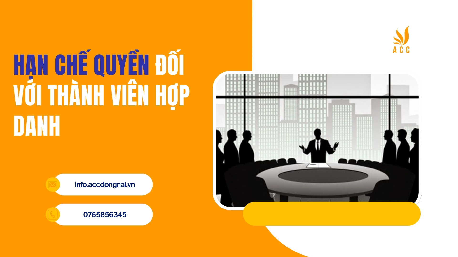 Hạn chế quyền đối với thành viên hợp danh