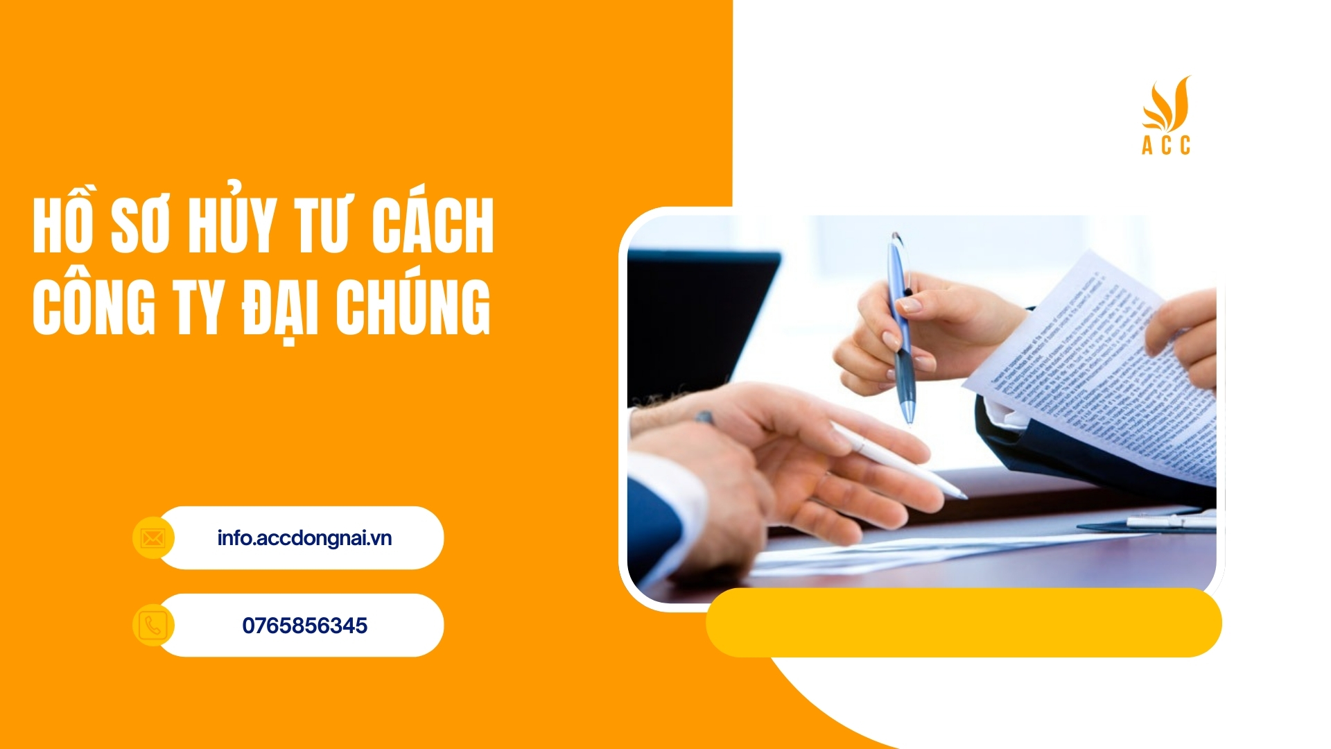 Hồ sơ hủy tư cách công ty đại chúng