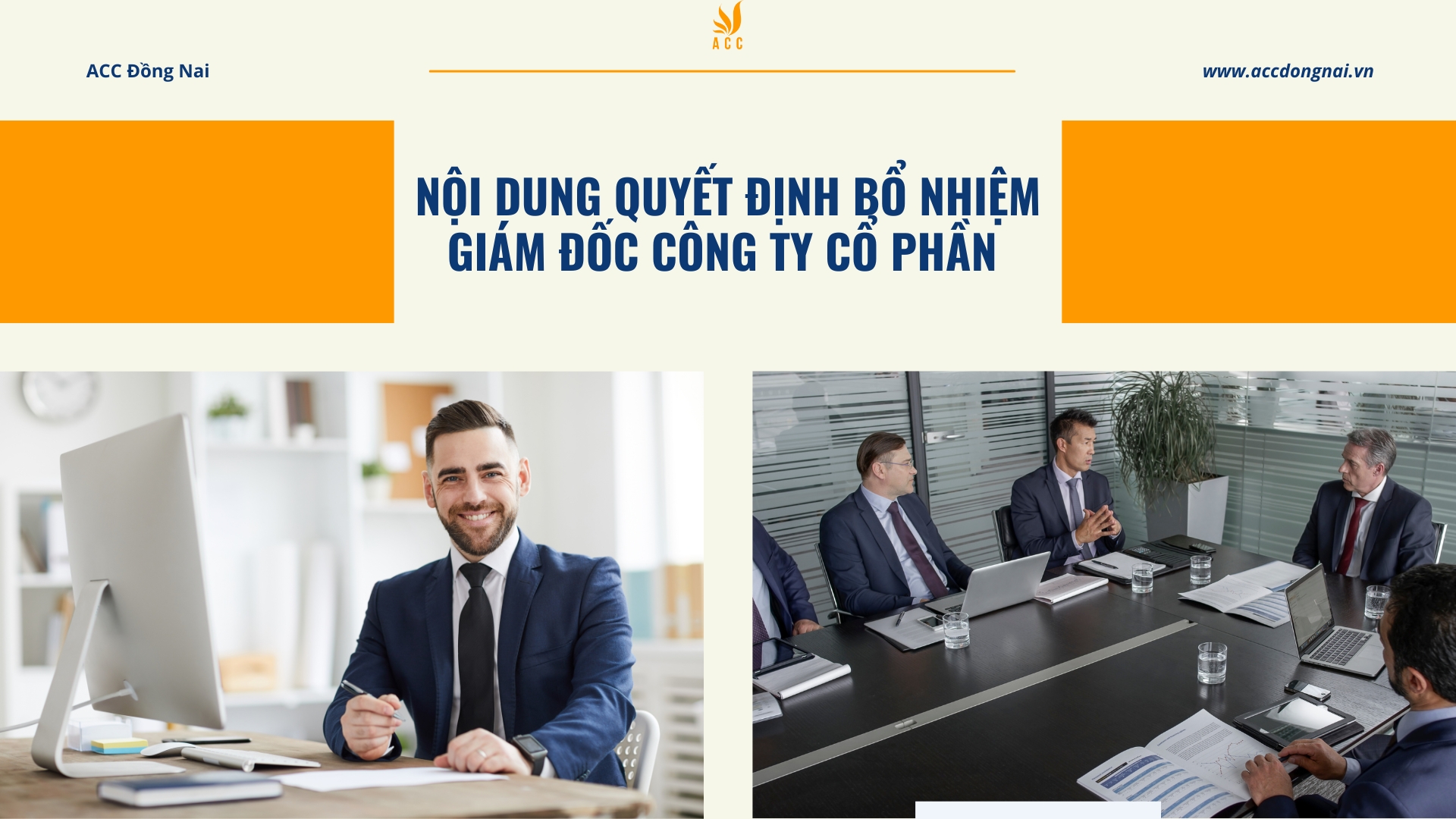 Nội dung Quyết định bổ nhiệm Giám đốc công ty cổ phần 