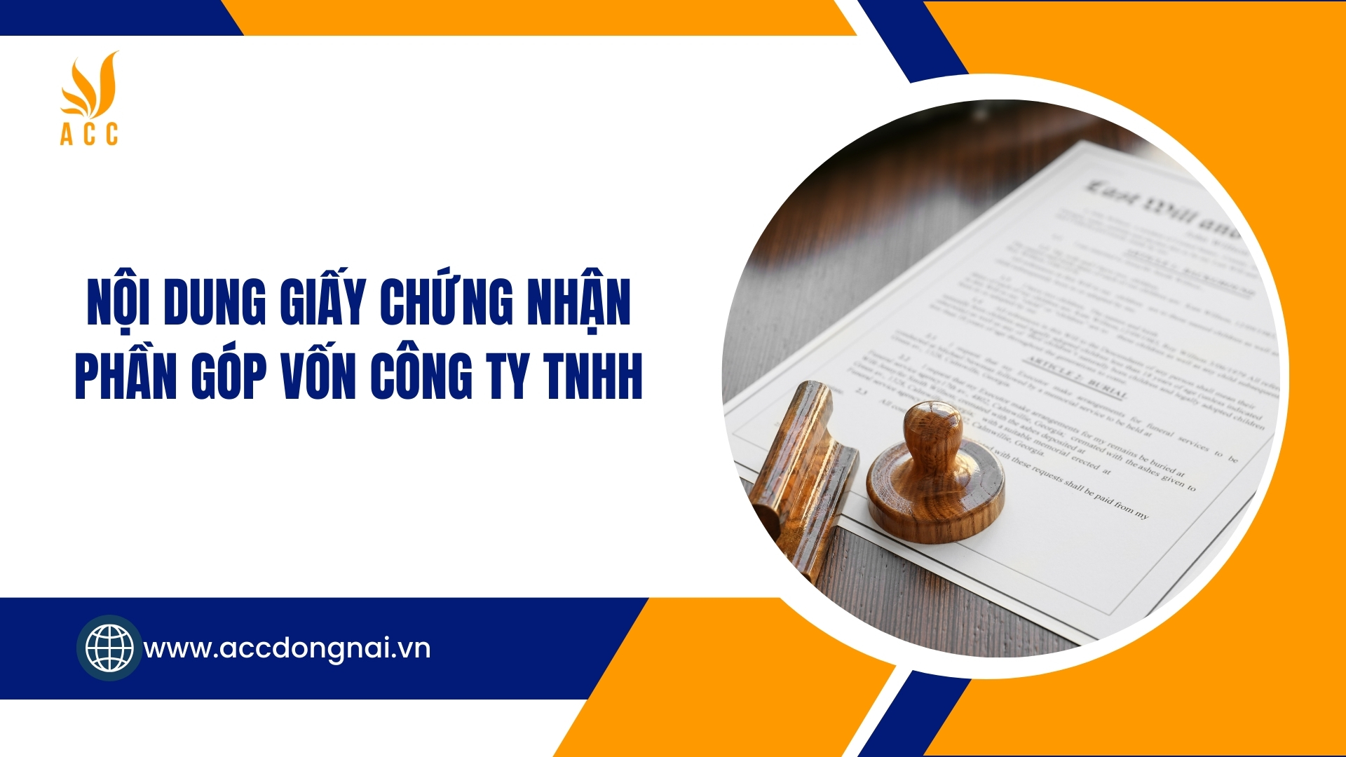 Nội dung giấy chứng nhận phần góp vốn công ty TNHH