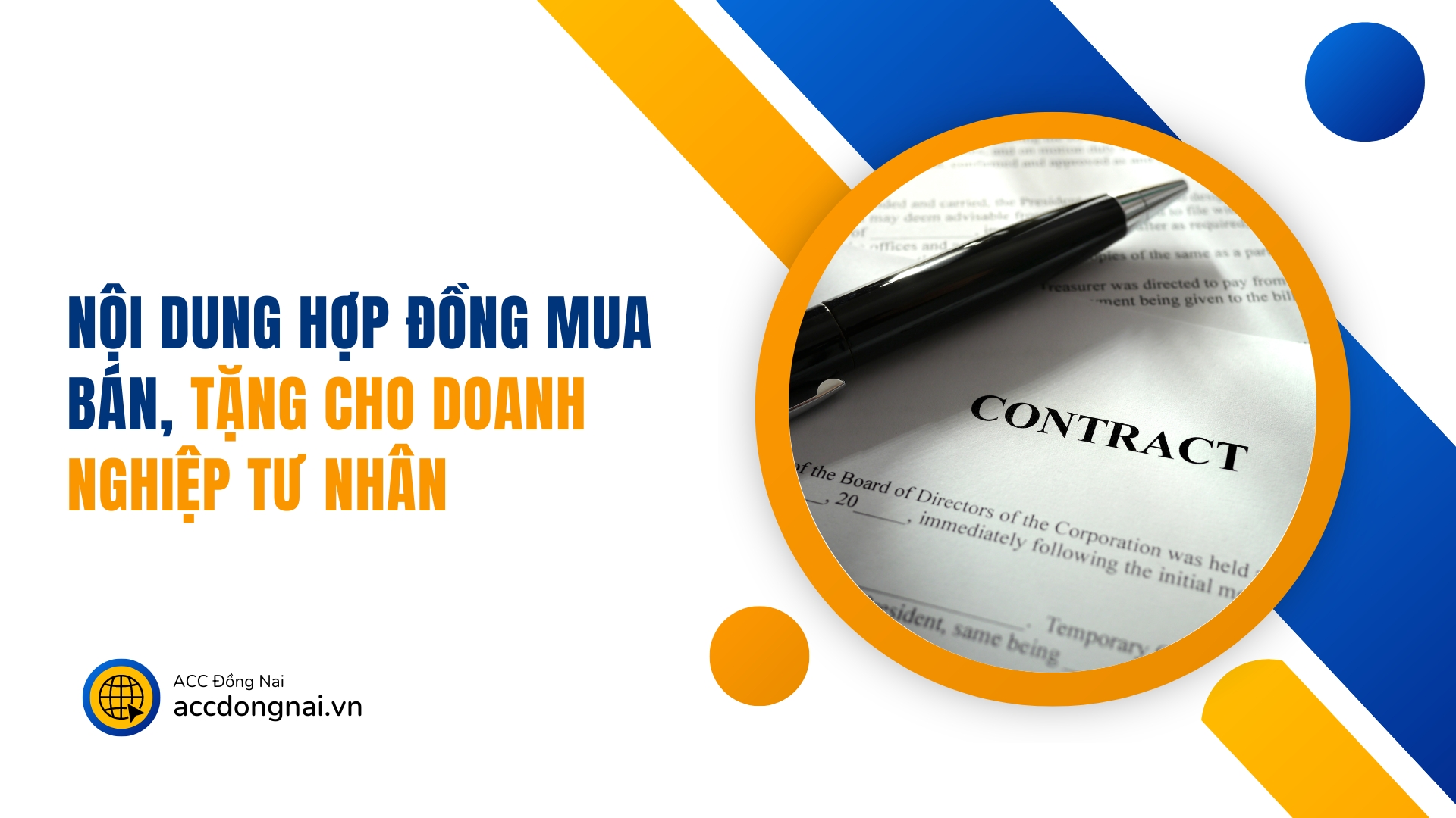 Nội dung hợp đồng mua bán, tặng cho doanh nghiệp tư nhân