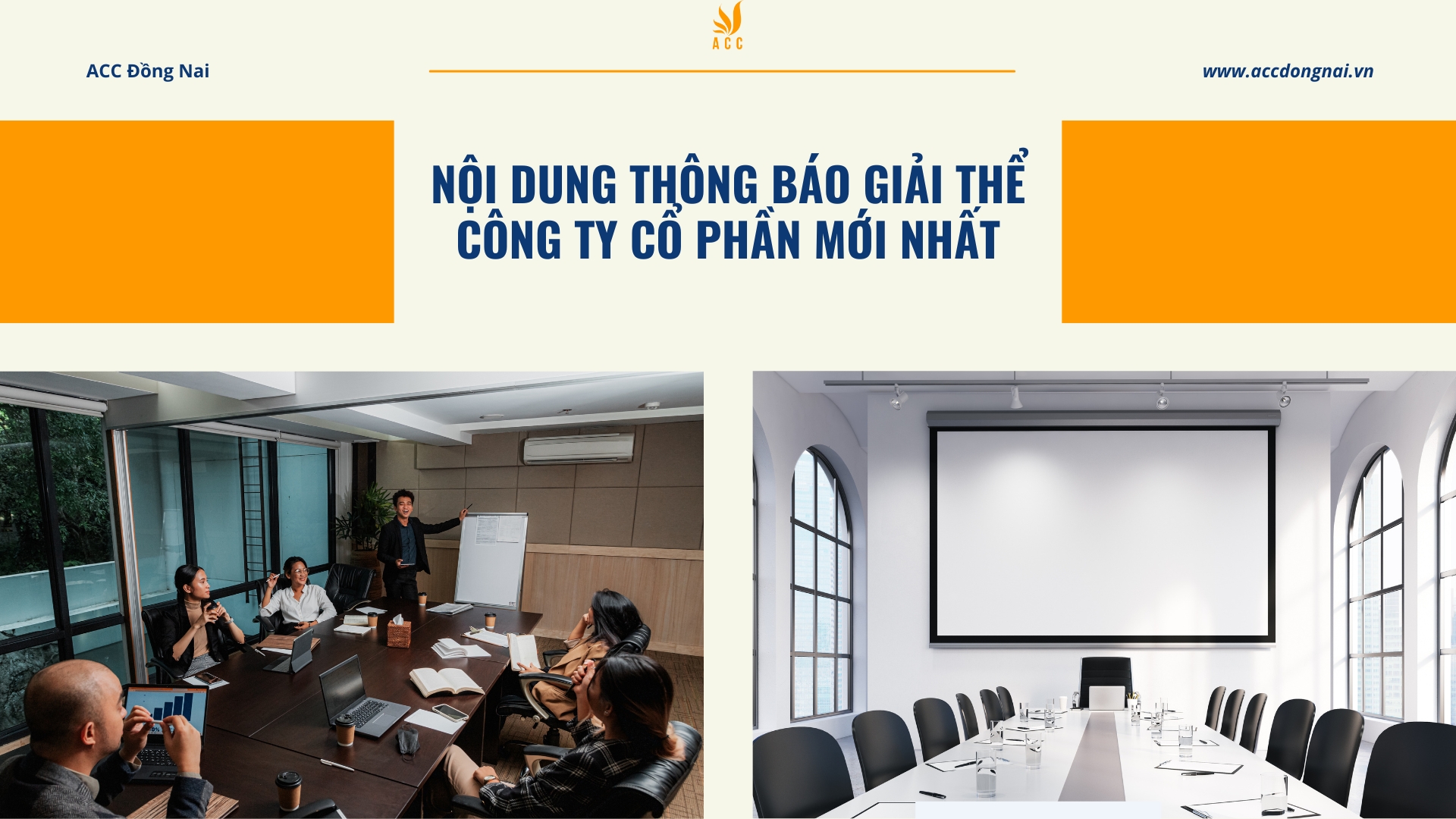 Nội dung thông báo giải thể công ty cổ phần