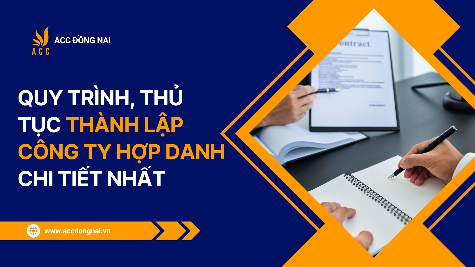 Quy trình, thủ tục thành lập công ty hợp danh chi tiết nhất