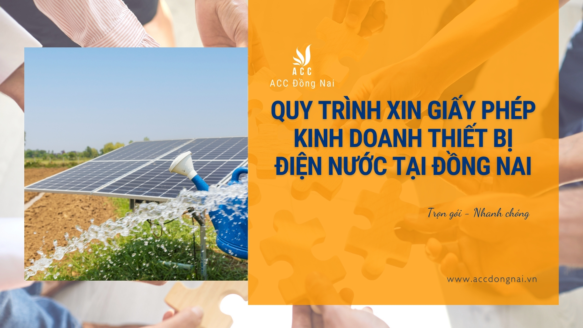 Quy trình xin giấy phép kinh doanh thiết bị điện nước tại Đồng Nai